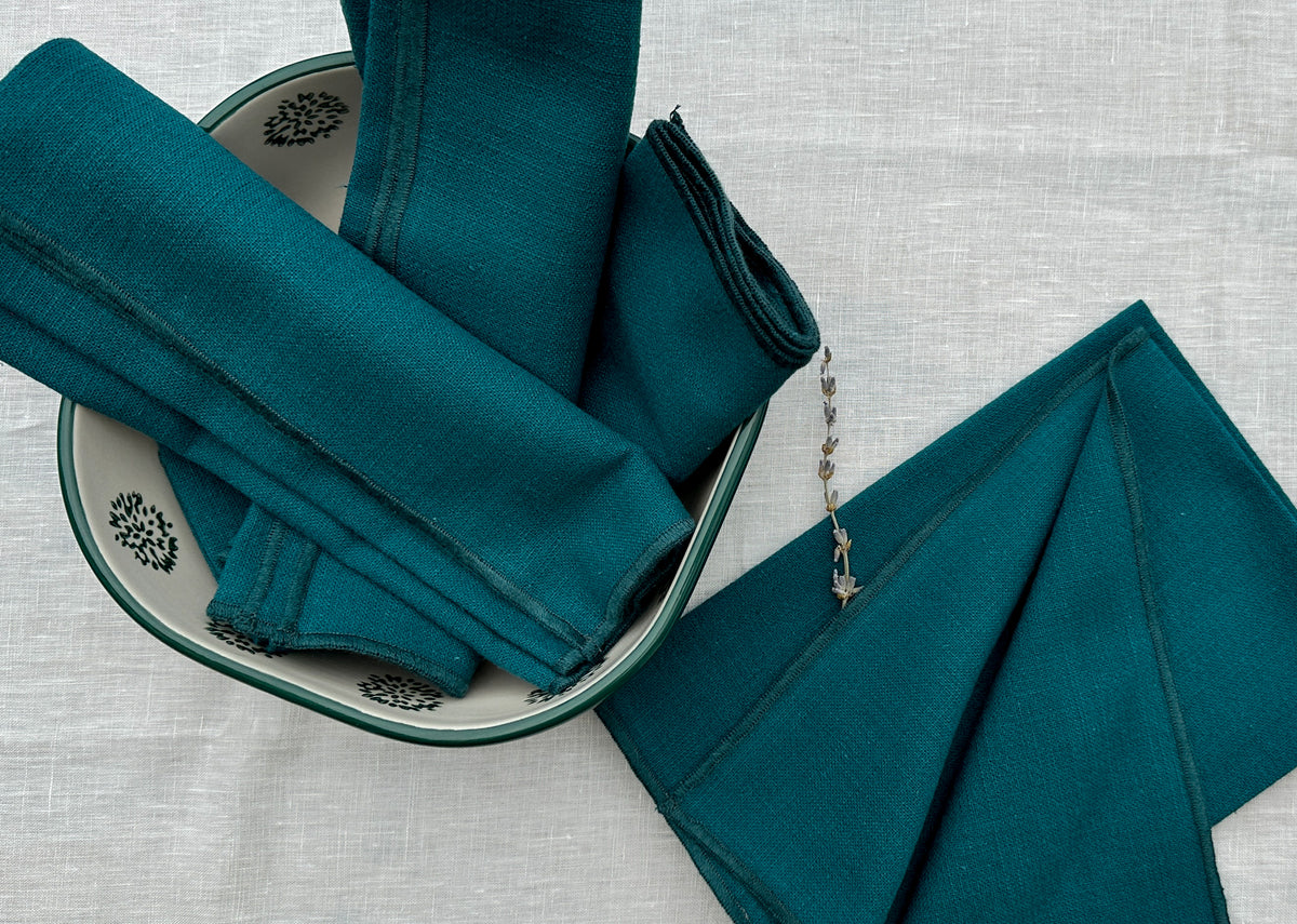 Teal Napkin Set, Encourage Creativity