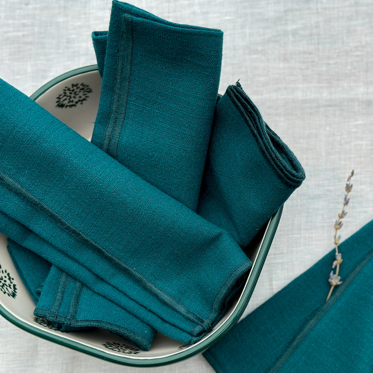 Teal Napkin Set, Encourage Creativity