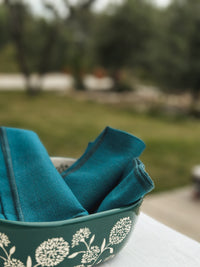 Teal Napkin Set, Encourage Creativity