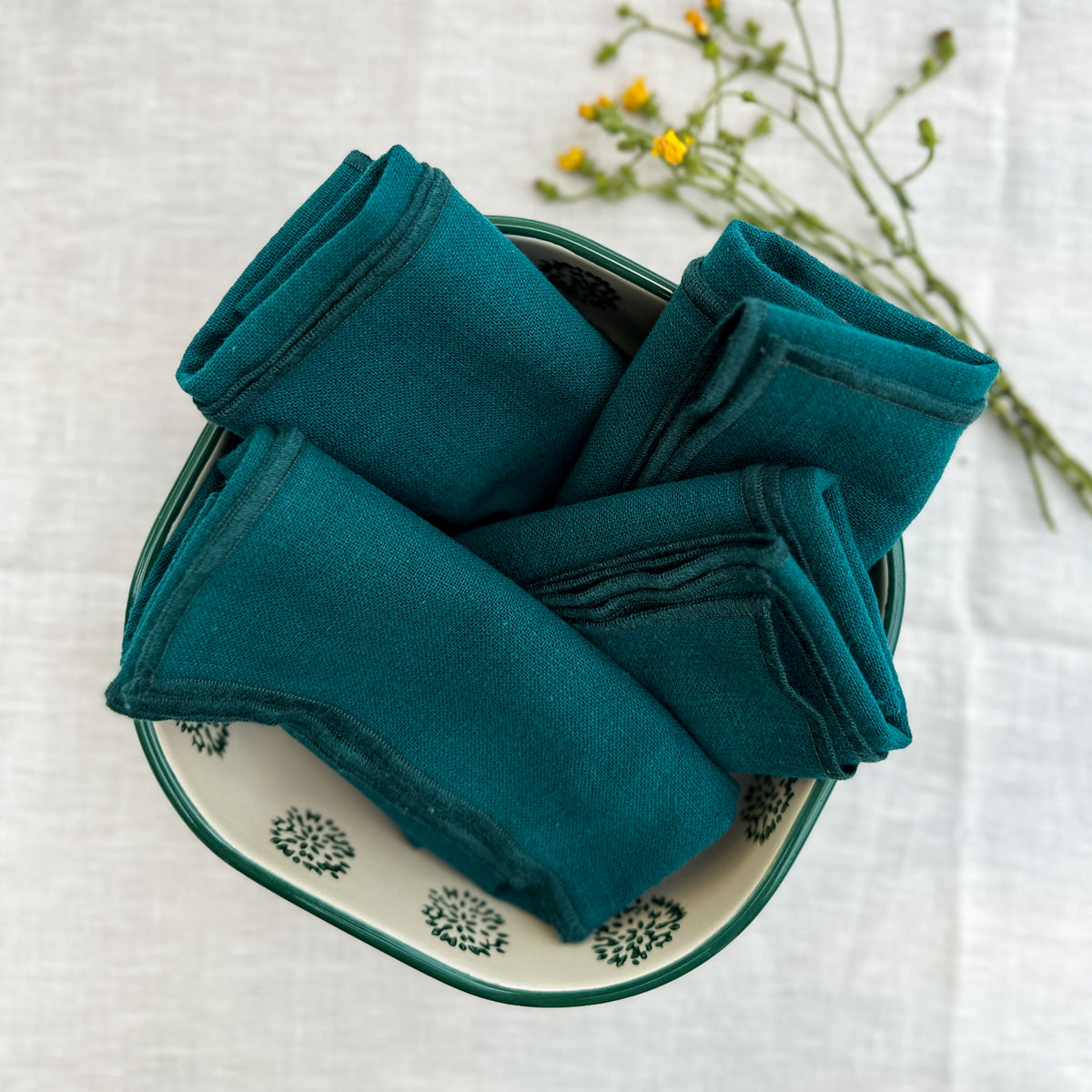 Teal Napkin Set, Encourage Creativity