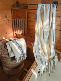 Luxury Turkish Bath Towel with Fringes