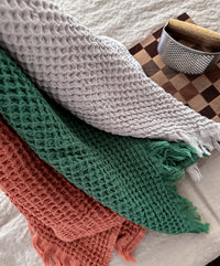 Ocean Waffle Kitchen Towel