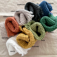 Waffle Kitchen Towel in Various Colors