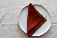 Terracotta Linen Napkins