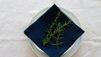 Navy Linen Napkins