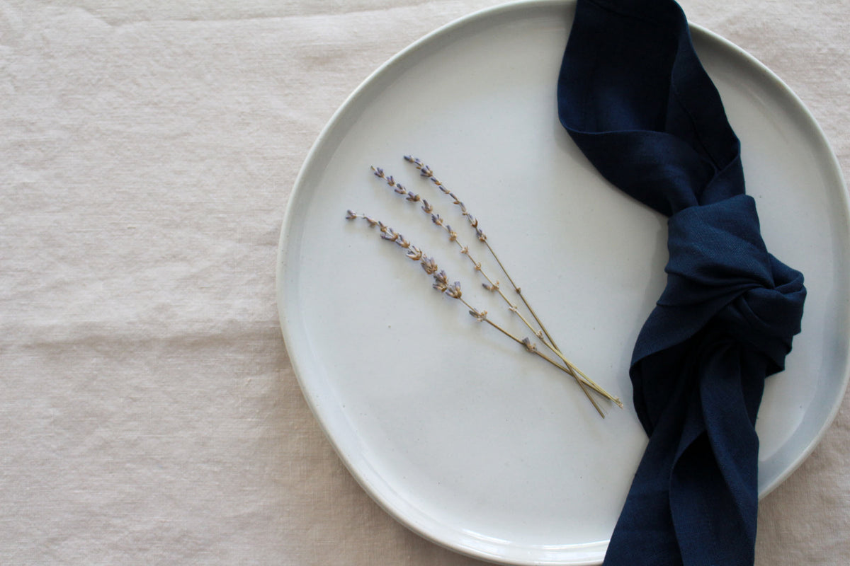 Navy Linen Napkins