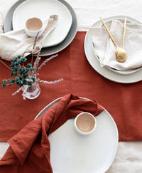 Linen Table Runner in Various Colors