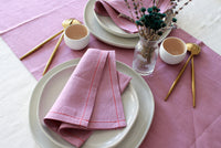 Woodrose Table Runner, Linen