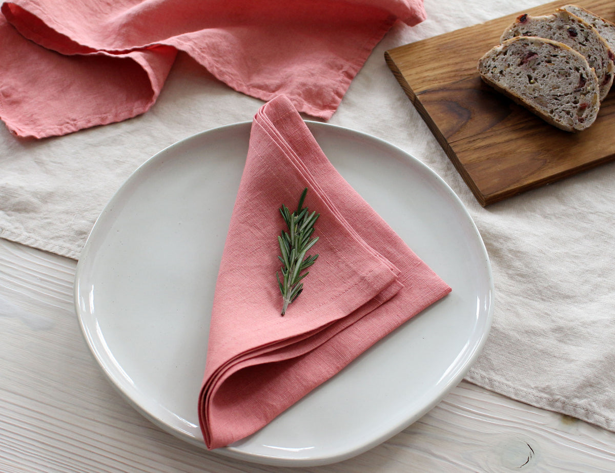 Mix and Match Linen Napkins in Various Colors and Size