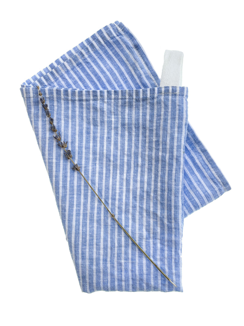 Hand Towel, Sax Blue Hand Towel, Tea Towel, Towel, Kitchen Towel, 24x36  60x90 Cm, Striped Towel, Dish Towel,small Towel Bll-sltn-pshkr 