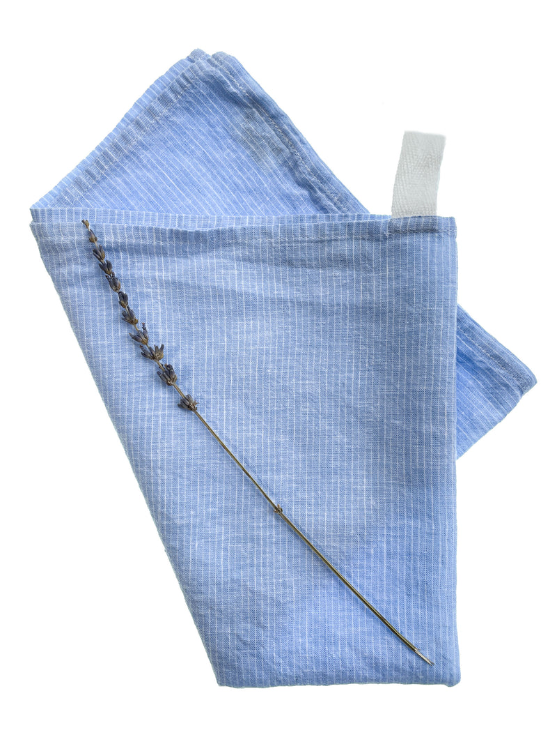 Light Blue Linen Kitchen Towel – Stoffer Home